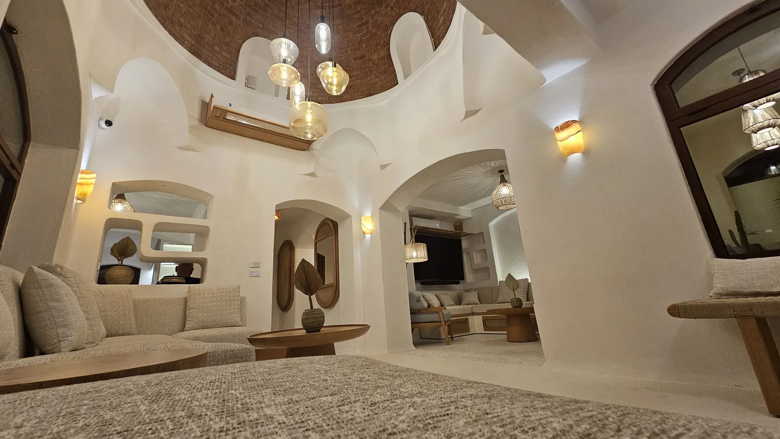 El Gouna Villa — As built: The domed hall — bare shell and delivered