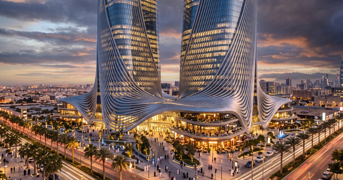 Al Akaria Center One, Riyadh — visualisation
